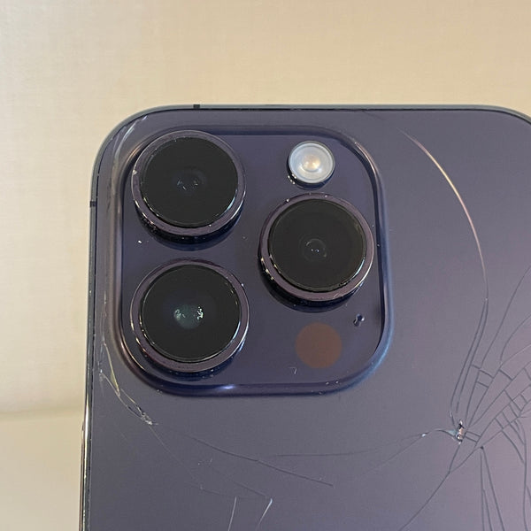 【訳あり】iPhone14 Pro ディープパープル 128GB 電池残量84%【ジャンク】