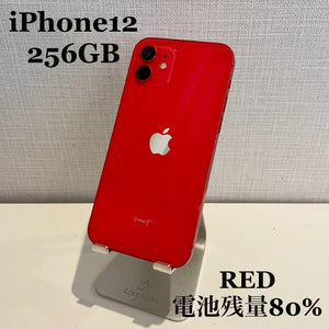 iPhone12 (PRODUCT)RED 256GB 電池残量80%